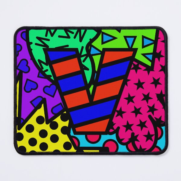 Item preview, Alphabet Series - Letter V - Bright and Bold Initial Letters designed and sold by Jocelyn Sperduto Art.