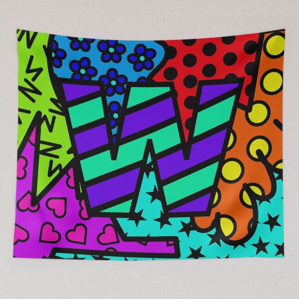 Item preview, Alphabet Series - Letter W - Bright and Bold Initial Letters designed and sold by Jocelyn Sperduto Art.