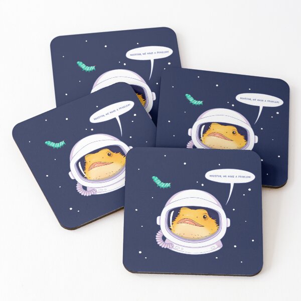 Item preview, Bearded Dragon, Space Theme! Astronaut Beardie designed and sold by anacecilia.