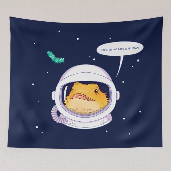 Item preview, Bearded Dragon, Space Theme! Astronaut Beardie designed and sold by anacecilia.