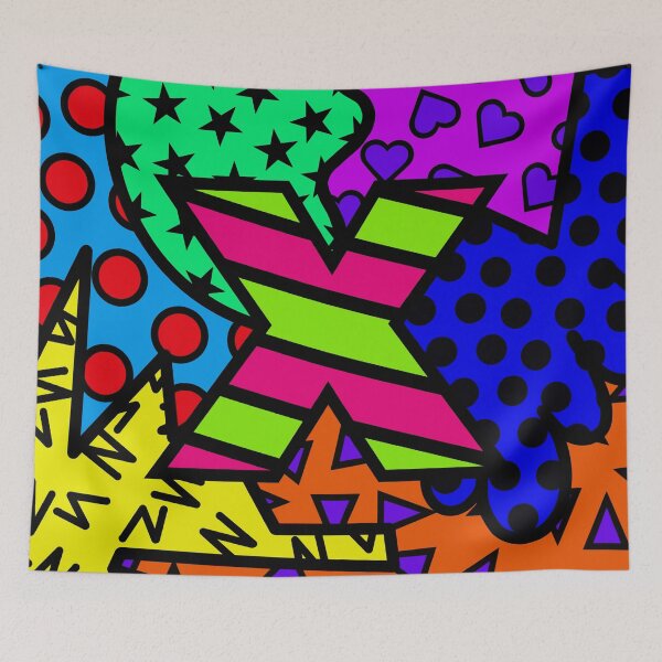 Item preview, Alphabet Series - Letter X - Bright and Bold Initial Letters designed and sold by Jocelyn Sperduto Art.