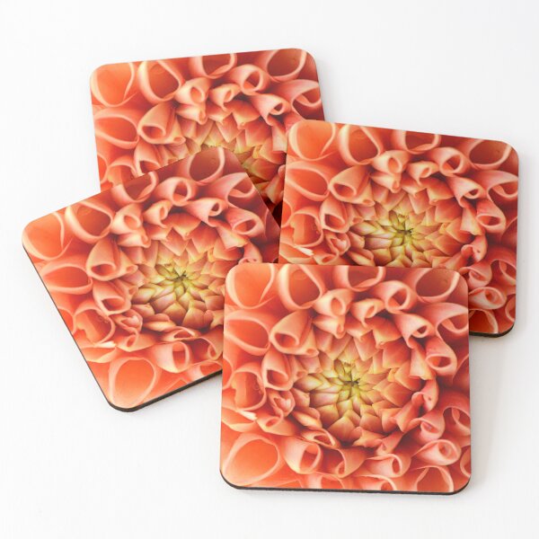 Item preview, Orange Dahlia Flower Macro Photo designed and sold by Happy-Trails.