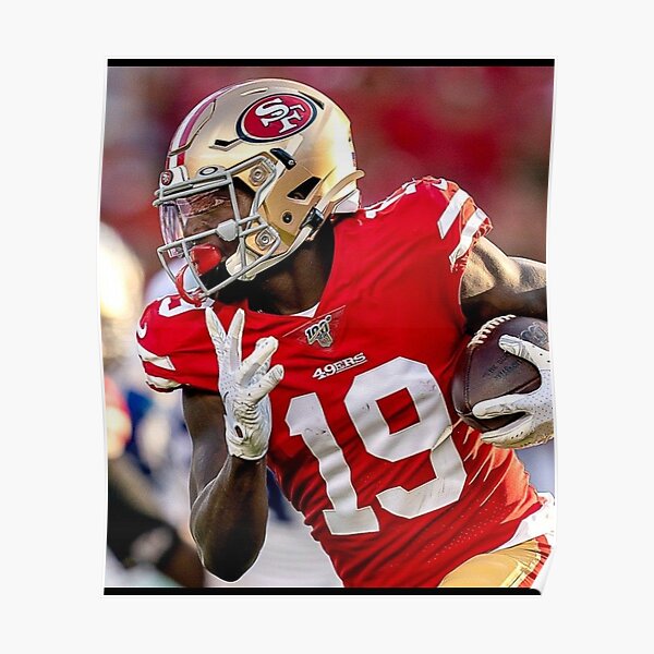 : BAVIEN Deebo Samuel Football Poster Canvas Poster Wall Art  Decor Print Picture Paintings for Living Room Bedroom Decoration  Unframe:24x36inch(60x90cm): Posters & Prints