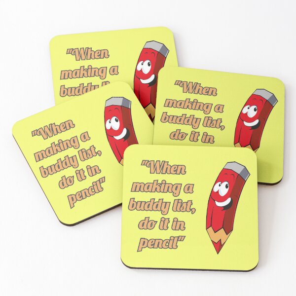 Item preview, When making a buddy list, do it in pencil - Color 04 designed and sold by SumarUp.