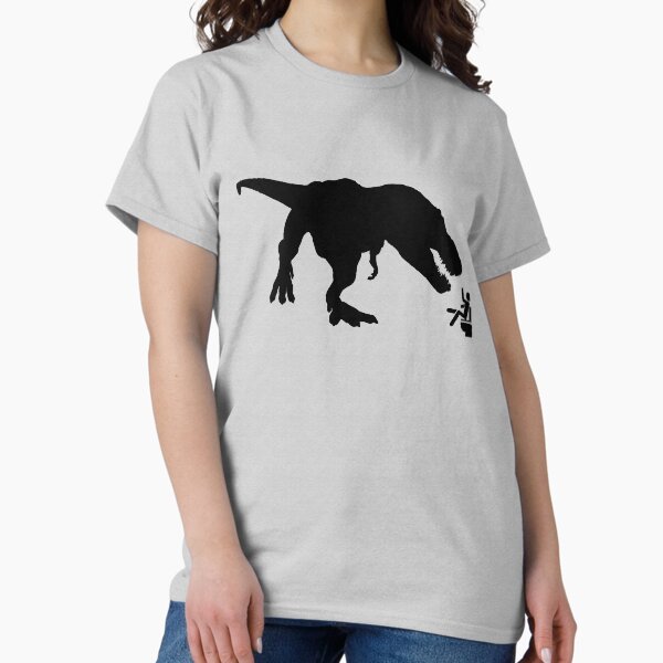 Item preview, Jurassic T-Rex Dinosaur Eats Man on Toilet Funny Design designed and sold by DeepFriedArt.