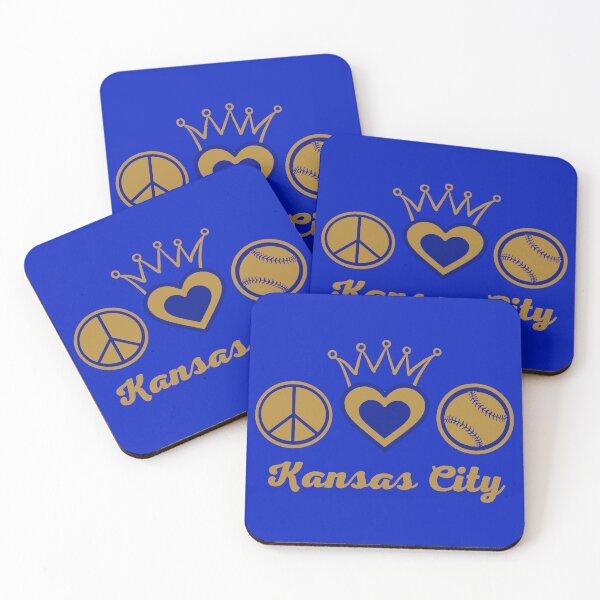 Item preview, Peace Love Baseball - Kansas City Baseball designed and sold by SaltyLass.