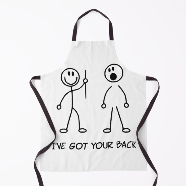 Item preview, I Got Your Back Stick Figure Printed Unisex designed and sold by blackcowgirls.