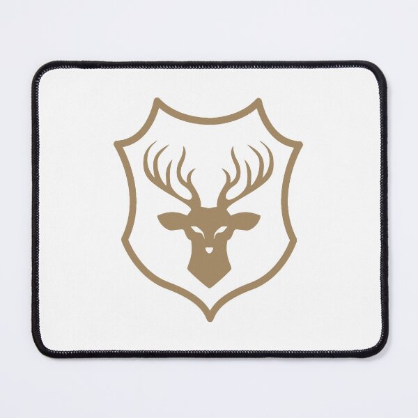 Item preview, Stag Emblem Silhouette designed and sold by lerdoberdo.