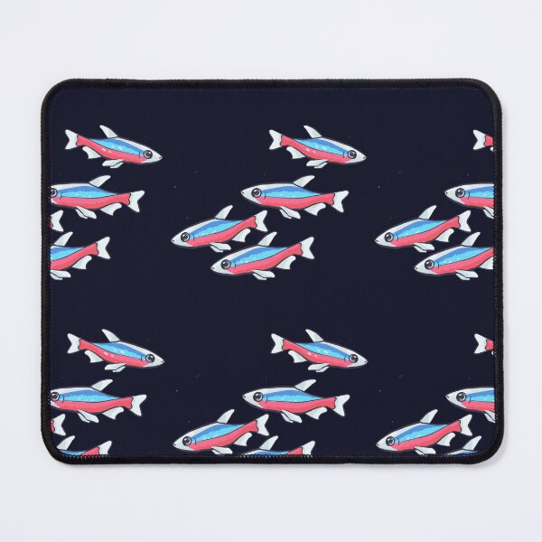 Item preview, Cardinal Tetra Schooling tetra community fish design designed and sold by Faerin.paints.
