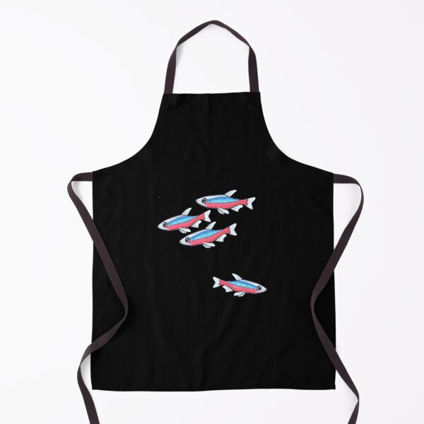 Item preview, Cardinal Tetra Schooling tetra community fish design designed and sold by Faerin.paints.