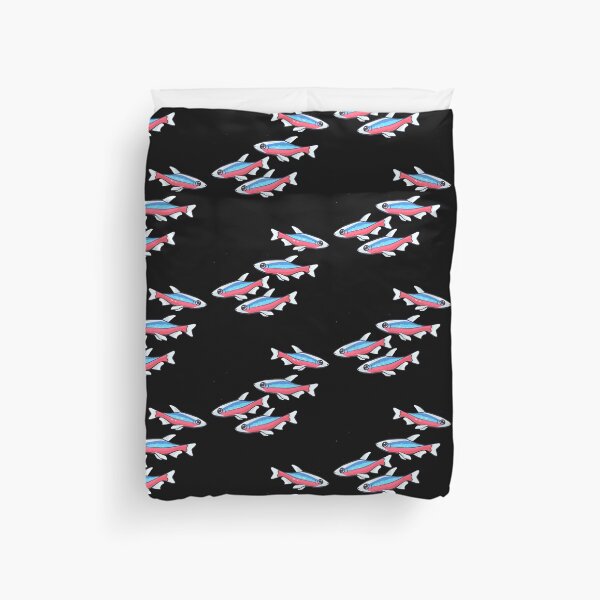 Item preview, Cardinal Tetra Schooling tetra community fish design designed and sold by sheehanstudios.