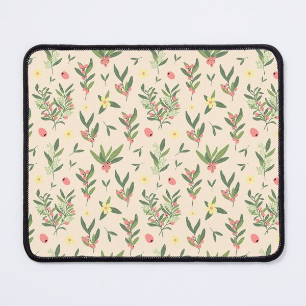 Item preview, Light Orange, Green and Salmon Olive Branch Pattern designed and sold by Kalite.