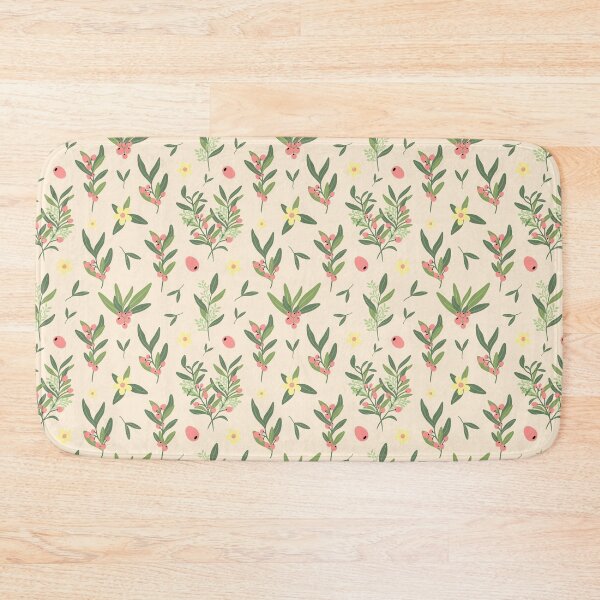 Item preview, Light Orange, Green and Salmon Olive Branch Pattern designed and sold by Kalite.