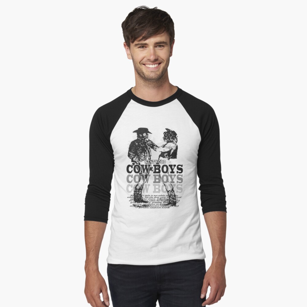 Two Vivienne Westwood cowboys design gray Essential T-Shirt for Sale by  KPSGraPHIcs