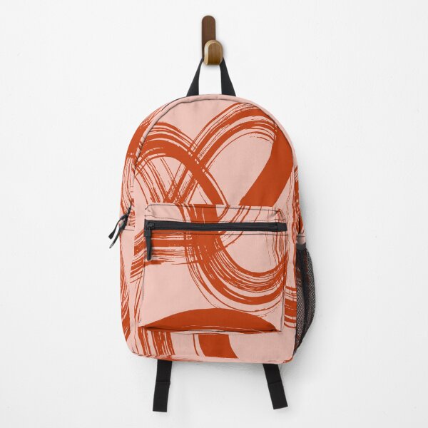 Item preview, Wavy Brush Strokes - Peach an Rust designed and sold by PeachyLitchi.