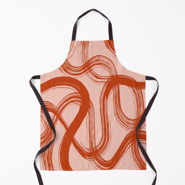 Item preview, Wavy Brush Strokes - Peach an Rust designed and sold by PeachyLitchi.