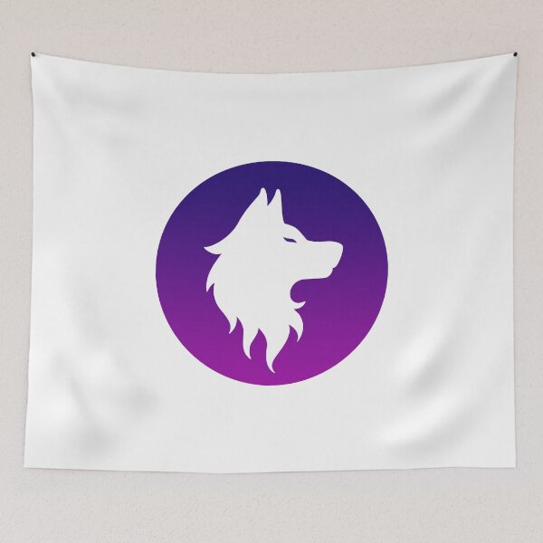 Item preview, Negative Space Wolf  designed and sold by lerdoberdo.