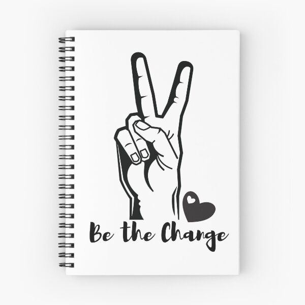 Item preview, Peace out and be the change designed and sold by DontBurnTheDay.