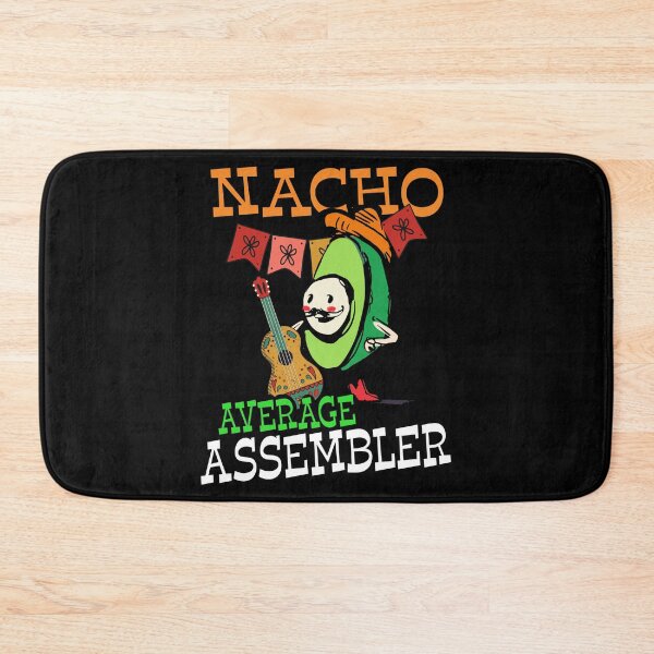 Item preview, Funny Avocado Sombrero Fiesta Nacho Average Assembler design designed and sold by Merchking1.
