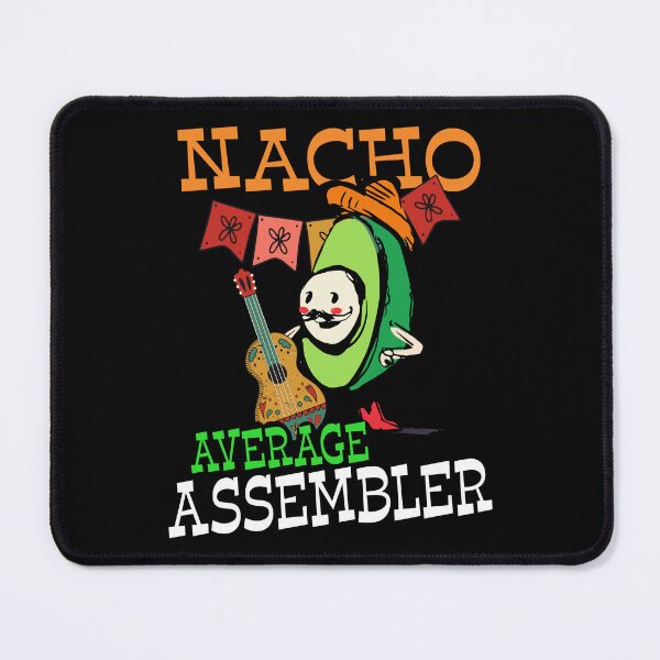 Item preview, Funny Avocado Sombrero Fiesta Nacho Average Assembler design designed and sold by Merchking1.