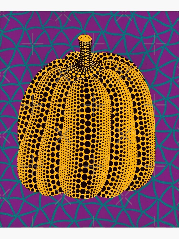 Pumpkin Polka Dot Yayoi Kusama Print