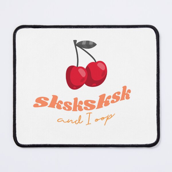 Item preview, Sksksk And I Oop! Cherry| Gen Z VSCO Aesthetic designed and sold by ISayHeaven.