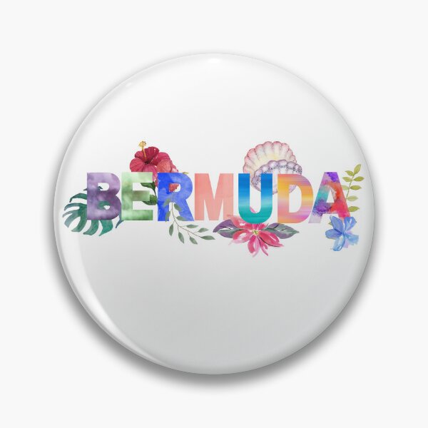 Artikelvorschau, Bermuda-Pastell-Aquarelle mit Blumen und Muscheln entworfen und verkauft von Bermygirl.