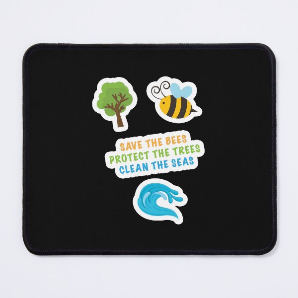 Item preview, Evironment Puns SaveThe Bee, Protect The Trees, Clean The Seas designed and sold by hvdung456.