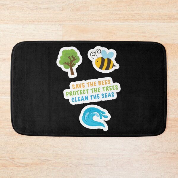Item preview, Evironment Puns SaveThe Bee, Protect The Trees, Clean The Seas designed and sold by hvdung456.