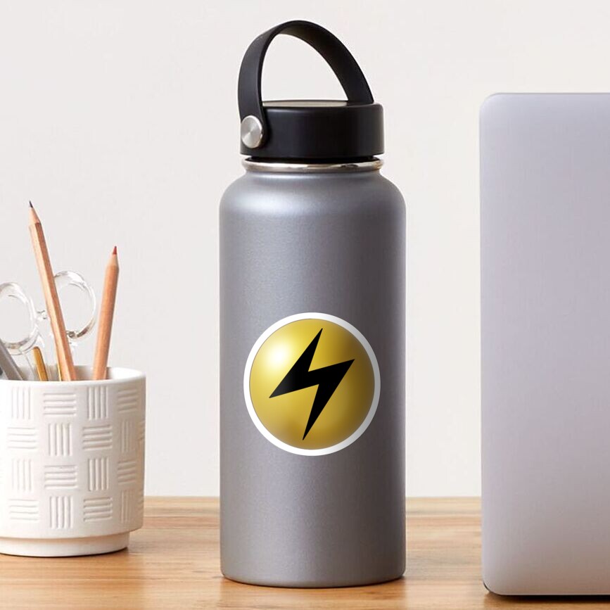 3D Lightning Energy Sticker