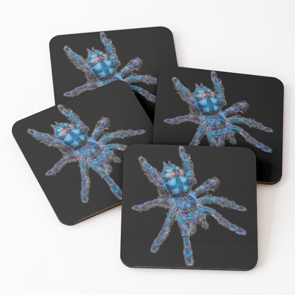Item preview, Blue Tarantula Spider Antilles pinktoe Caribena Versicolor designed and sold by abowlofsoda.