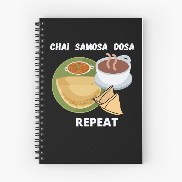 Item preview, Chai Samosa Dosa Indian Food Funny designed and sold by Life Is Beautiful.