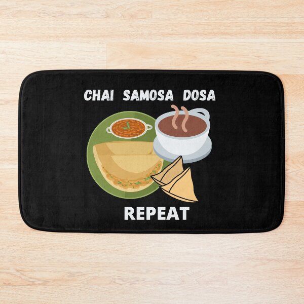 Item preview, Chai Samosa Dosa Indian Food Funny designed and sold by Life Is Beautiful.