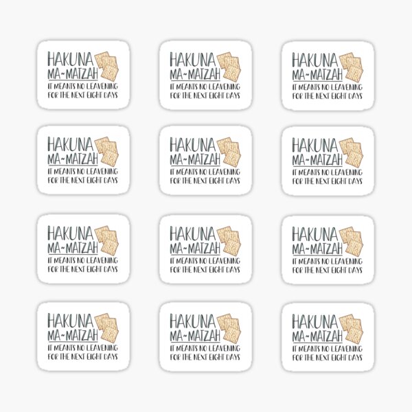 Item preview, Hakuna Ma-Matzah - Funny Matzo Passover Design Perfect For Celebrating Pesach  designed and sold by JoBella-Designs.