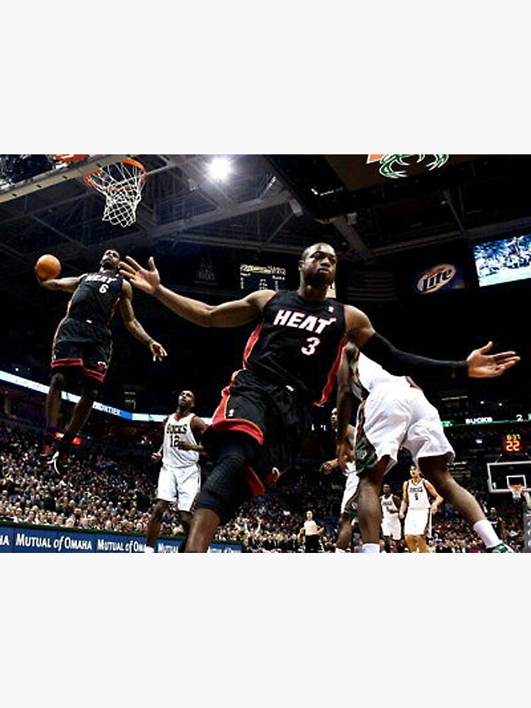 Wade to deals lebron poster