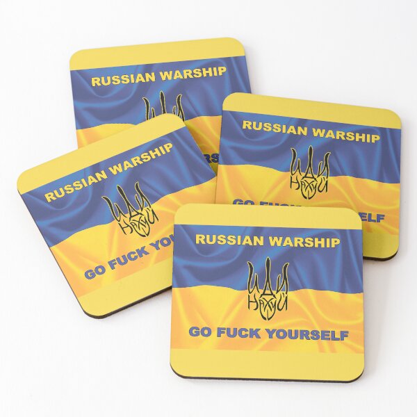 Item preview, RUSSIAN WARSHIP GO FUCK YOURSELF - STOP WAR IN UKRAINE - STAND WITH UKRAINE - STOP RASCISM designed and sold by BestStuffDepot.