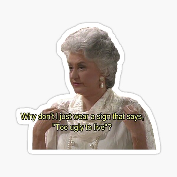 Item preview, Dorothy Zbornak - The Golden Girls Sticker designed and sold by gornielftyl.
