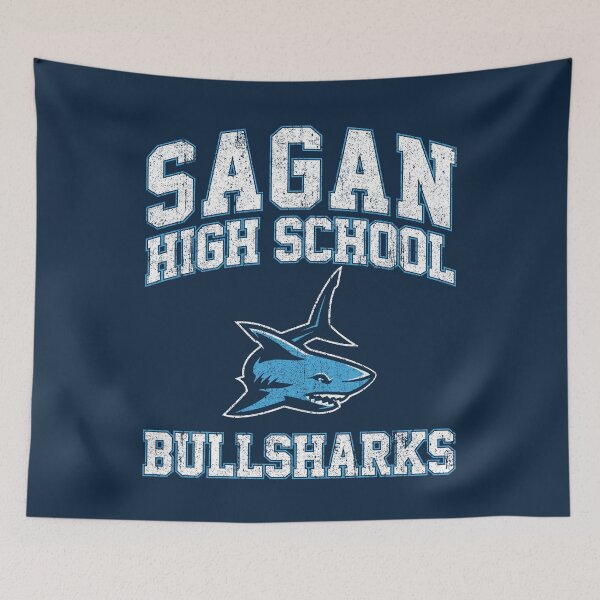 Item preview, Sagan High School Bullsharks designed and sold by huckblade.