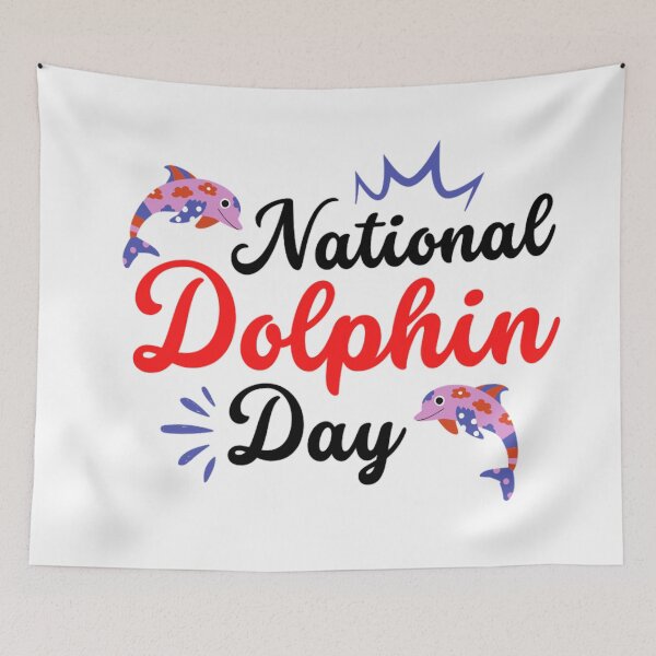 Item preview, National Dolphin Day | Dolphin Awareness Month 2022 | Dolphin Lovers designed and sold by chetan786.