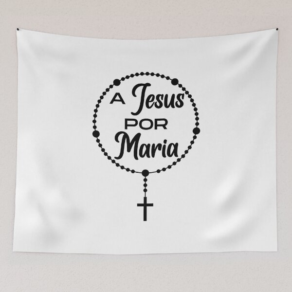 Item preview, A Jesus Por Maria designed and sold by SusurroBendito.
