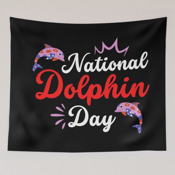 Item preview, National Dolphin Day | Dolphin Awareness Month 2022 | Dolphin Lovers designed and sold by chetan786.