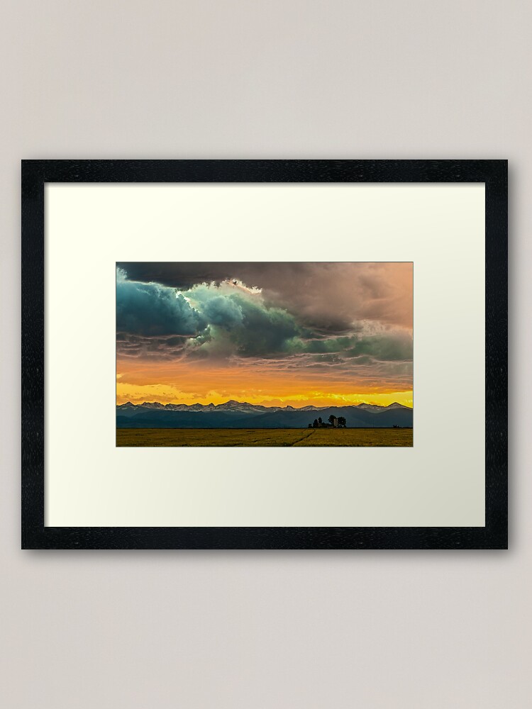 Alternate view of Powers of Sunset Framed Art Print