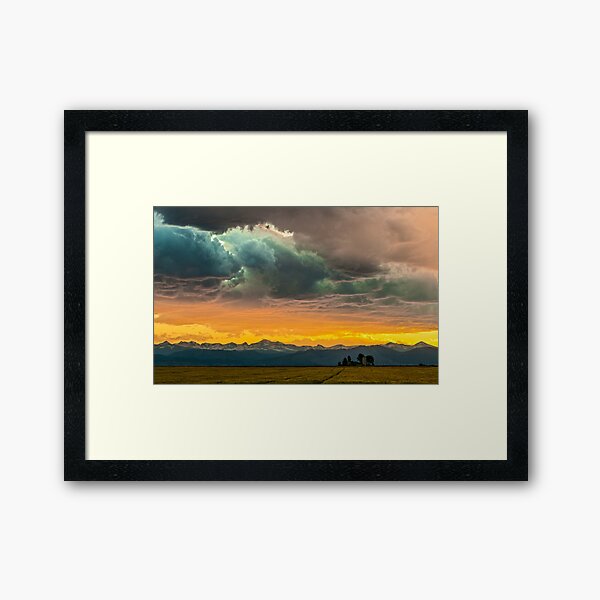 Powers of Sunset Framed Art Print