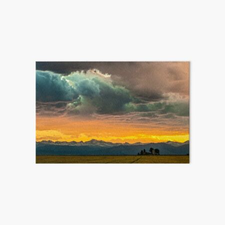 Powers of Sunset Art Board Print