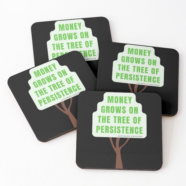 Item preview, Money Grows on the Tree of Persistence - Motivational Art designed and sold by PartiesPersonal.
