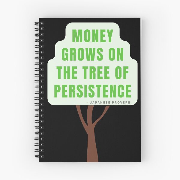 Artikelvorschau, Geld wächst am Baum der Beharrlichkeit - Motivationskunst entworfen und verkauft von PartiesPersonal.