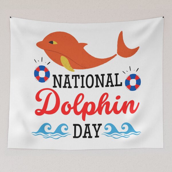 Item preview, National Dolphin Day | Dolphin Awareness Month 2022 | Dolphin Lovers designed and sold by chetan786.