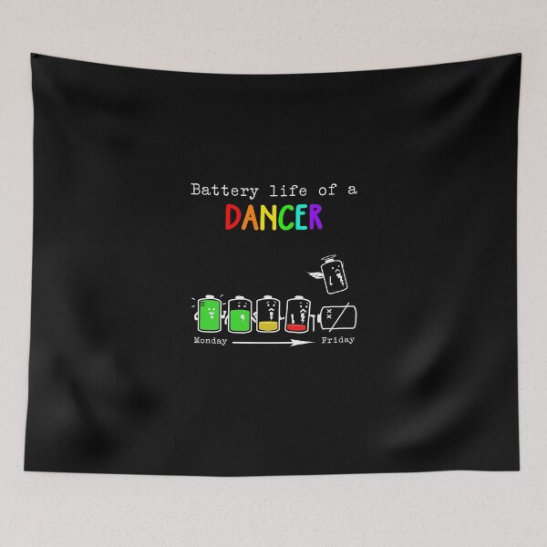Item preview, BATTERY LIFE OF A DANCER designed and sold by Anderson456.