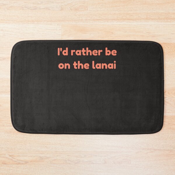 Item preview, I&x27;d Rather Be On The Lanai Sticker designed and sold by gornielftyl.