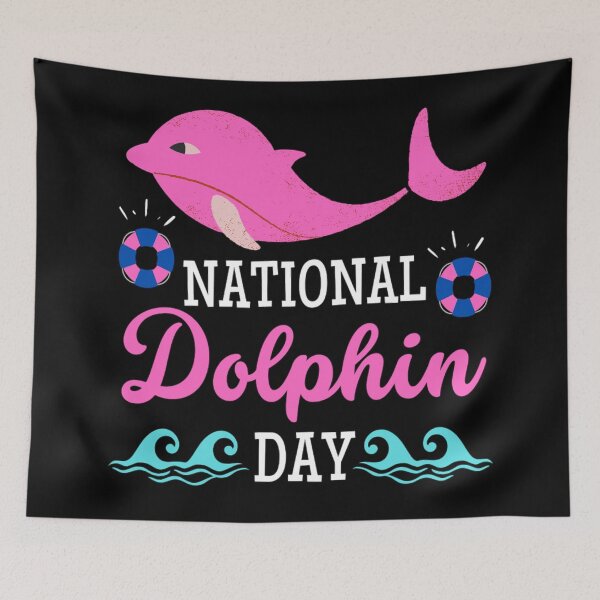 Item preview,  National Dolphin Day | Dolphin Awareness Month 2022 | Dolphin Lovers designed and sold by chetan786.
